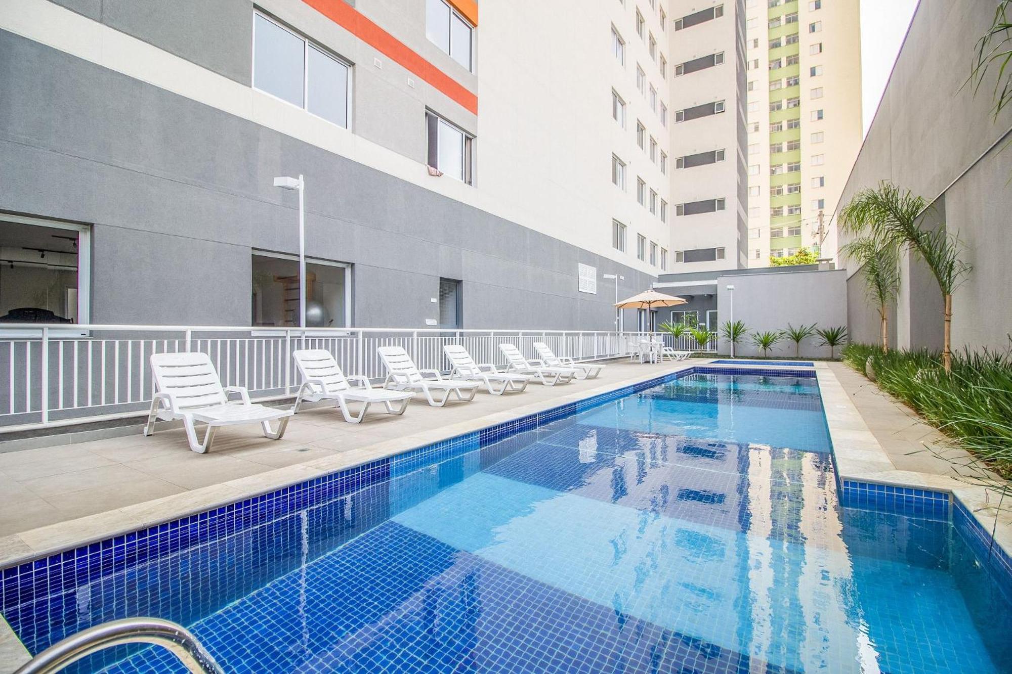 Charmoso Studio No Bras Com Piscina - Metro Bras Сао Паоло Екстериор снимка
